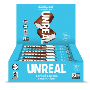 Unreal - Dark Chocolate coconut bar - 12 count case