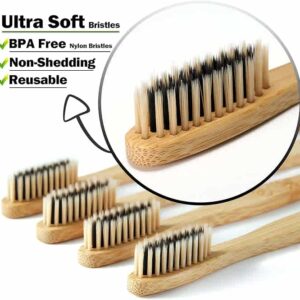 Bamboo Toothbrush - (soft-medium) - 2 pack