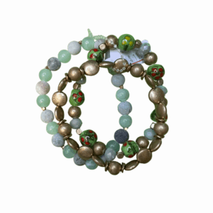 Green & Gold Bracelet