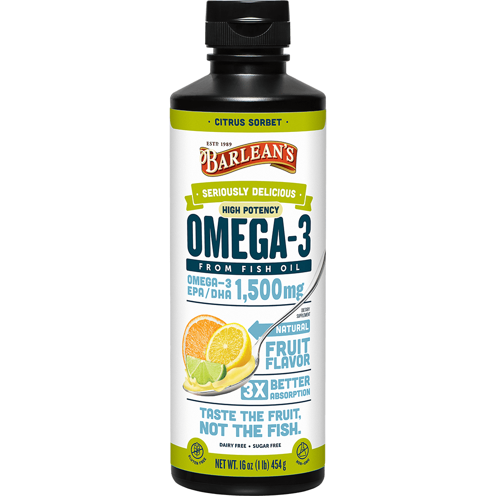 High Potency Fish Oil - Citrus Sorbet - 16oz