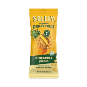 Solely Organic Dried Pineapple single - 0.9oz