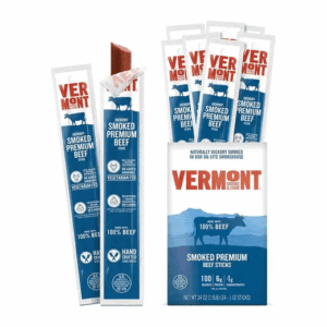 Vermont Smoke & Cure Hickory Smoked Beef Sticks - 24 count