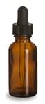 Empty Amber Dropper Bottle (1 oz.)