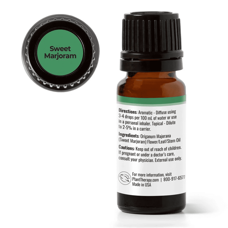 Sweet Marjoram Essential Oil 10 mL - Image 2
