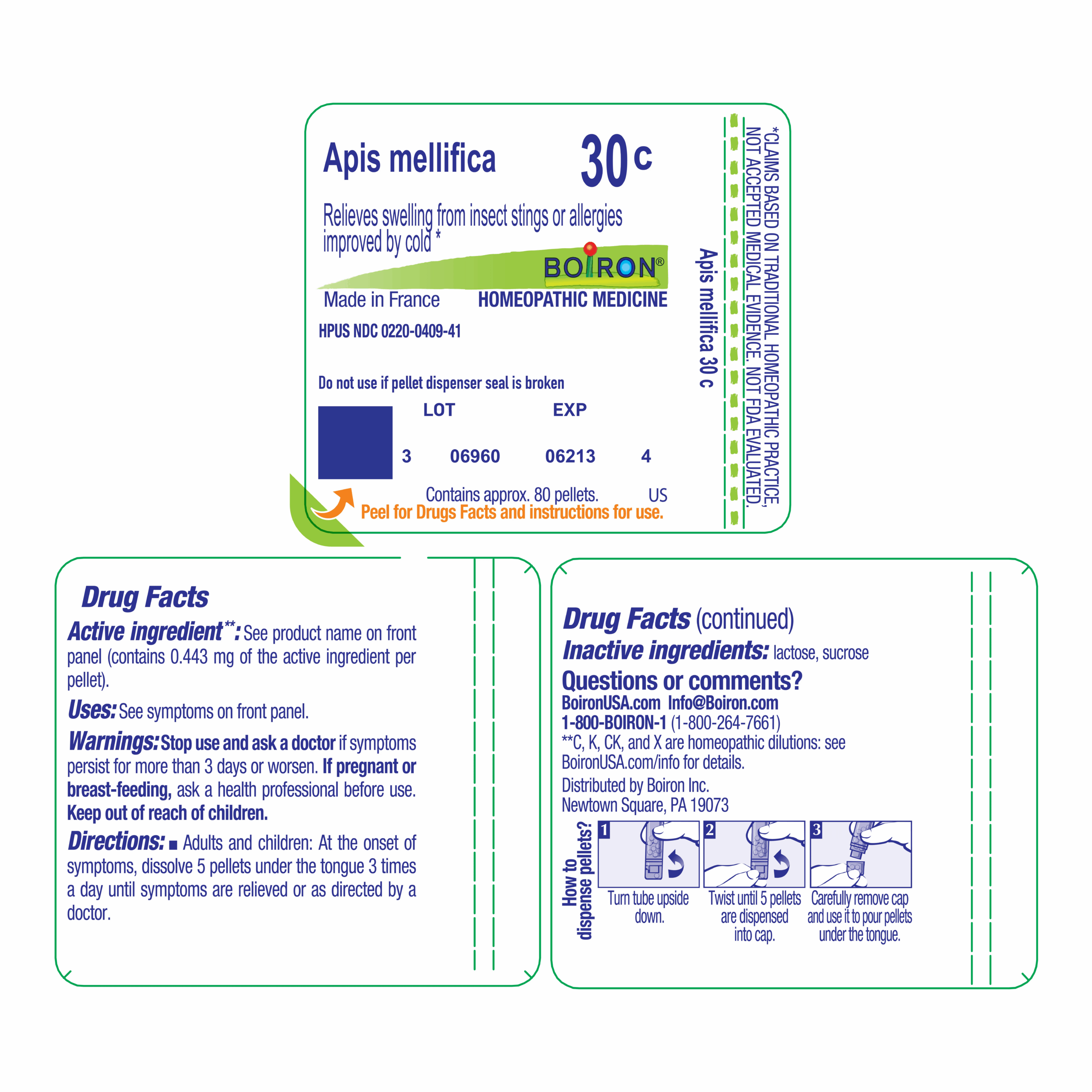 Homeopathic - 30x - 80 pellets Apis Mel - Image 5