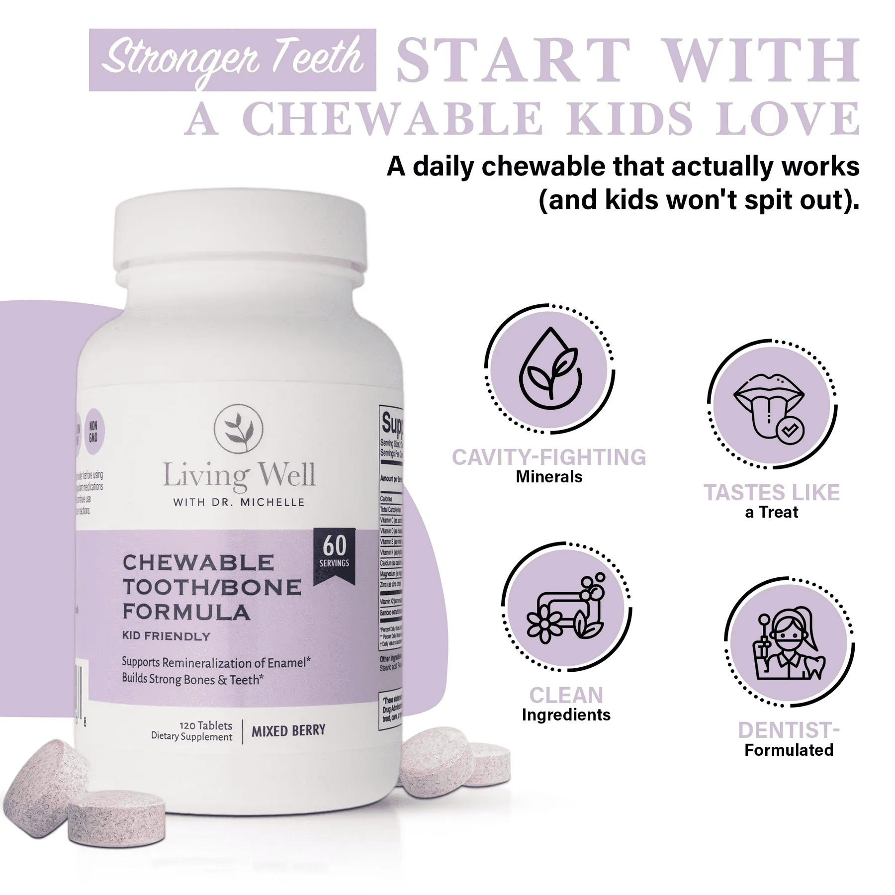 Chewable Tooth/Bone Formula - Kids Friendly - Image 4
