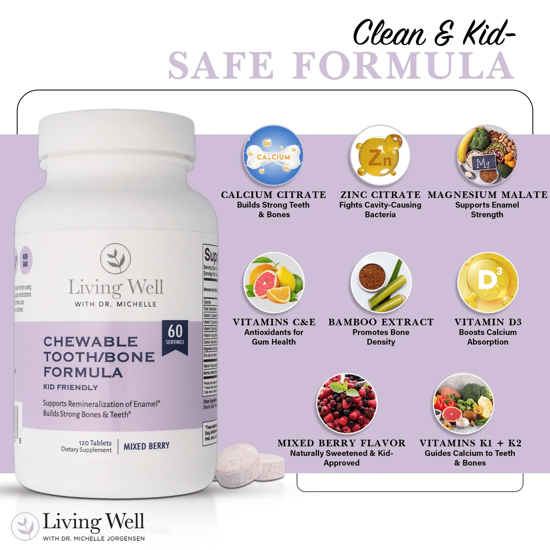 Chewable Tooth/Bone Formula - Kids Friendly - Image 2